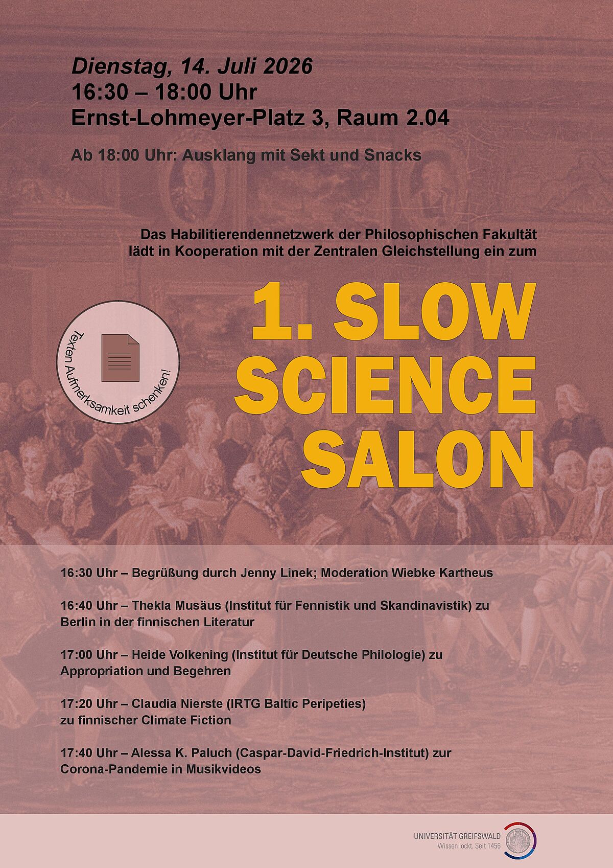 1. Slow Science Salon